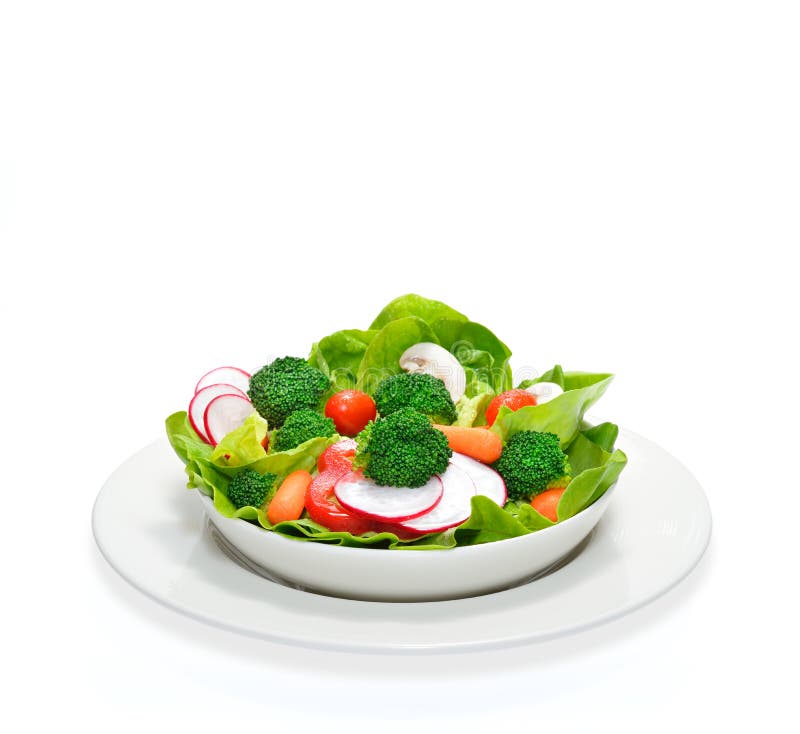 Salad bowl stock photo. Image of natural, bowl, food 50001222