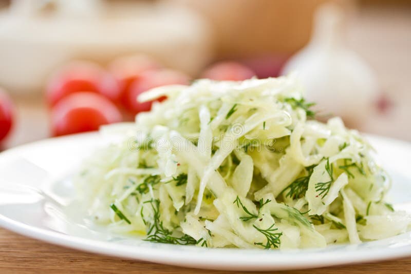 Salad of cabbage