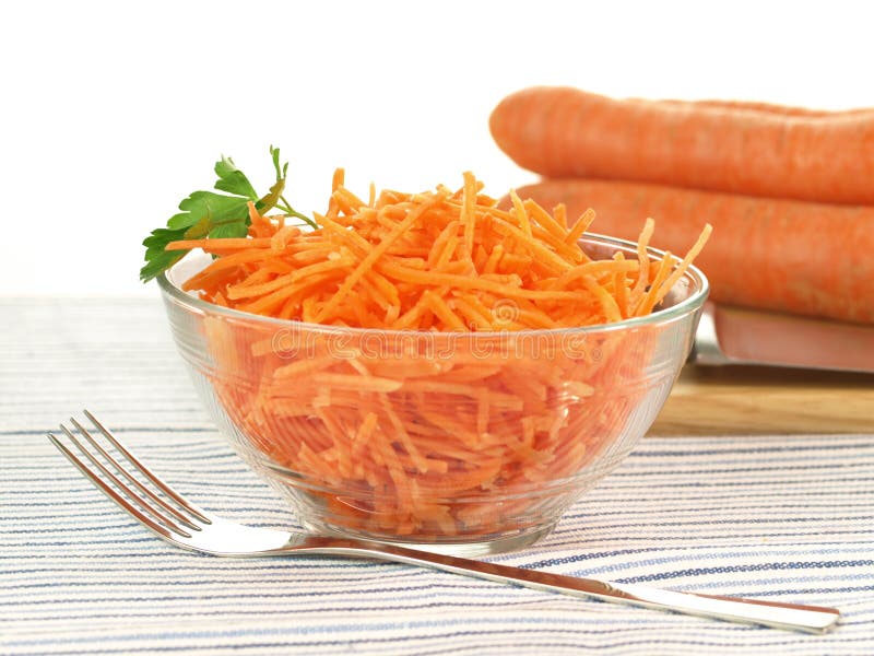 Making Grated Carrot Salad Shredding Carrots Stock Photo 200001023