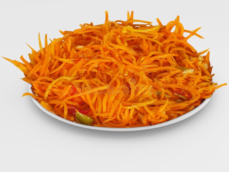 The salad of a carrots.