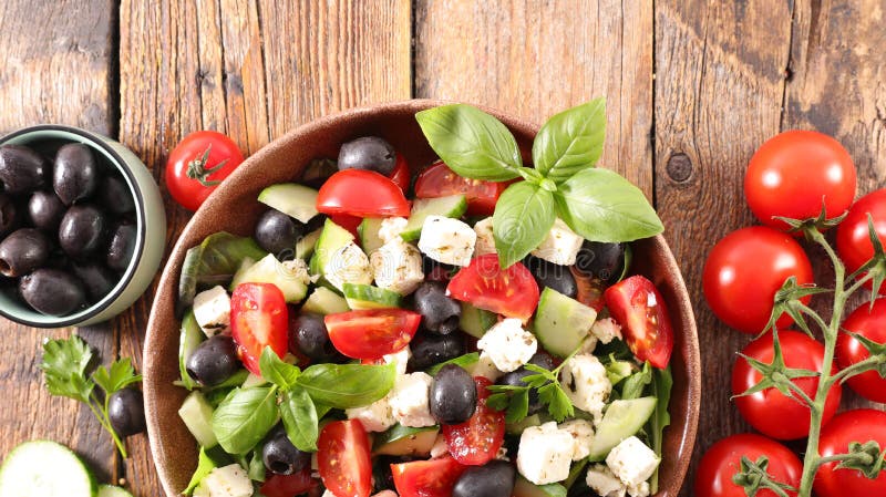 Salad with feta