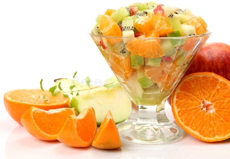 Salad from fresh fruit stock images Salad from fresh fruit stock images