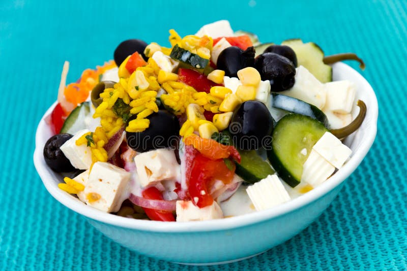 Salad, greek Style, mediterranean Style, with Cheese