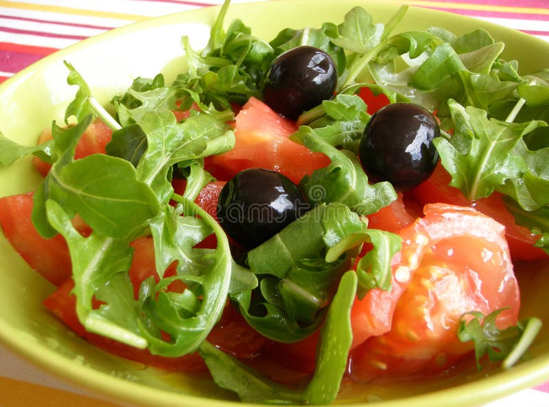 Salad mixed. stock image. Image of leaves, olives, dining 10823155
