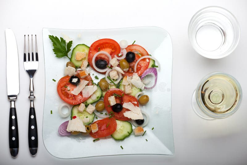 Salada imagens de stock