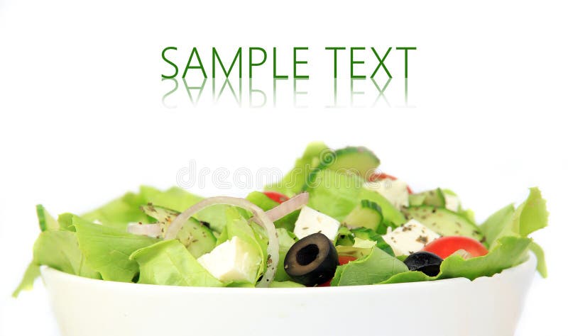 Salada fresca do jardim saudável foto de stock royalty free Salada fresca do jardim saudável foto de stock royalty free
