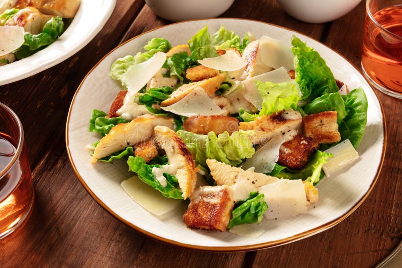 Salade césar photo libre de droits