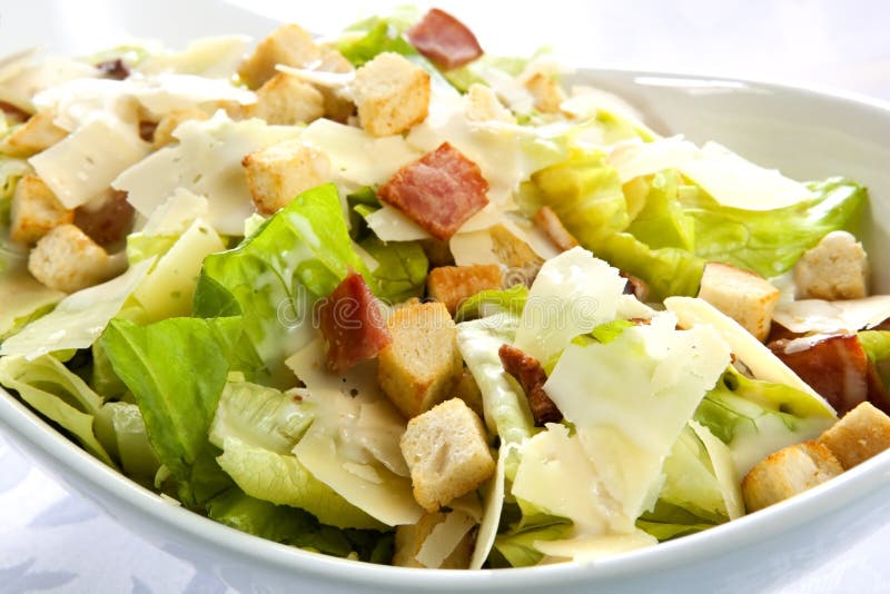 Salade de César image libre de droits
