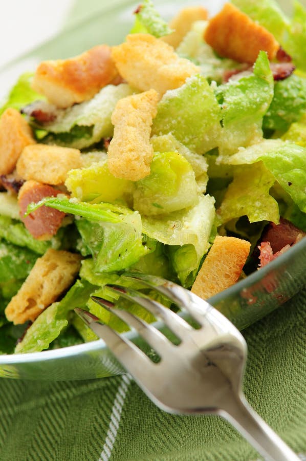Salade de César photos stock