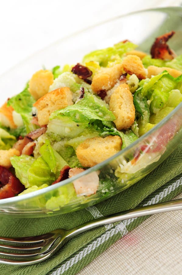 Salade de César image libre de droits