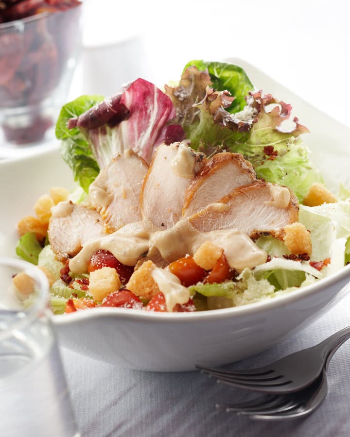 Salade de César images libres de droits