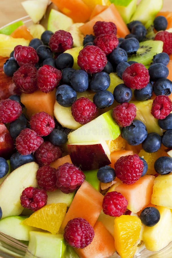 Salade de fruits fraîche photographie stock Salade de fruits fraîche photographie stock