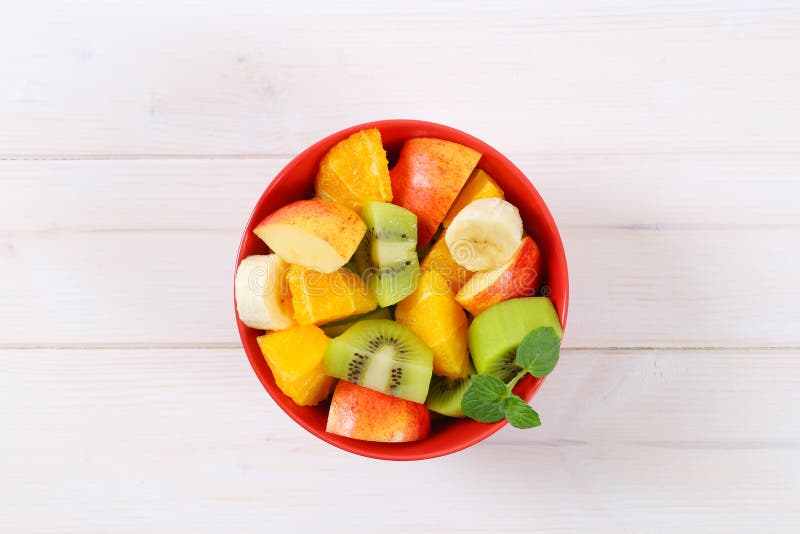 Salade de fruits fraîche images libres de droits Salade de fruits fraîche images libres de droits