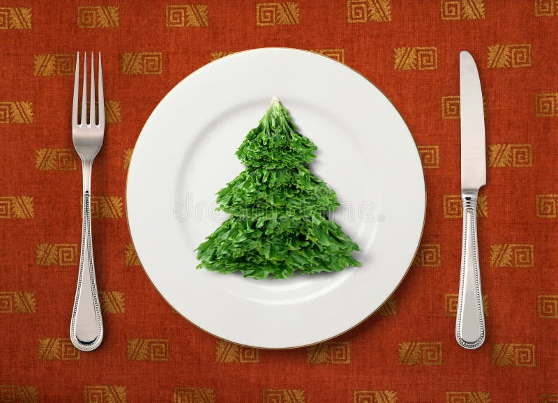 Salade de Noël photo stock Salade de Noël photo stock