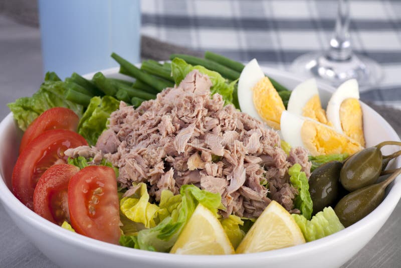 Salade Nicoise photographie stock Salade Nicoise photographie stock