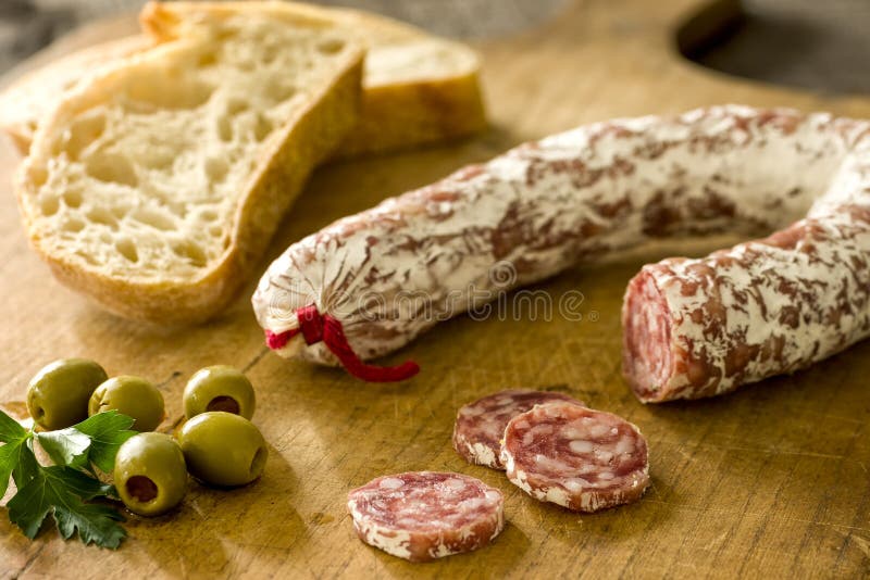 Salchichon, salame espanhol fotos, imagens de © nito103 #11474030