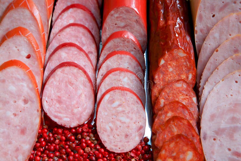 Salami stock image. Image of delicious, nutrition, diet 7514863