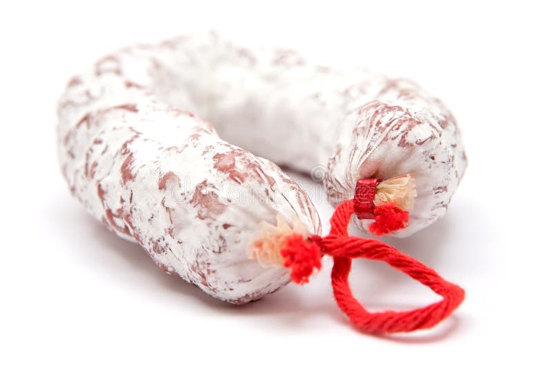 Salami francés foto de archivo. Imagen de cerdo, carne 4085026