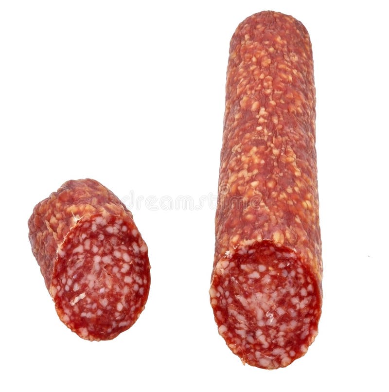 The salami sausage stock image. Image of food, closeup 113846651