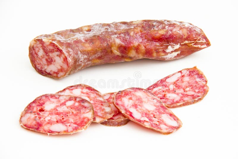 Salami with slices