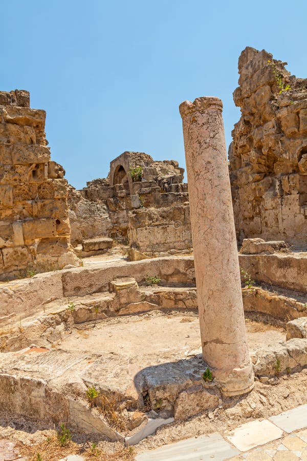 Salamis Ruins stock image. Image of cyprus, mythology 35829723