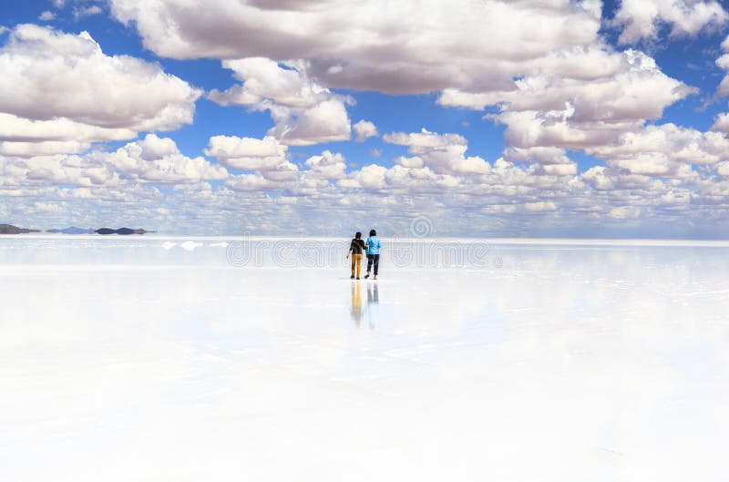 Salar de Uyuni, BOLIVIE images libres de droits Salar de Uyuni, BOLIVIE images libres de droits