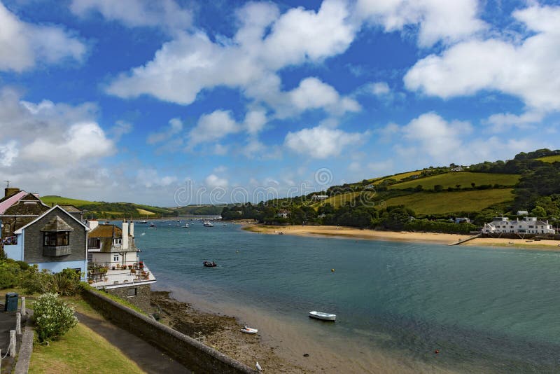 Salcombe Harbor Looking up the Estaury