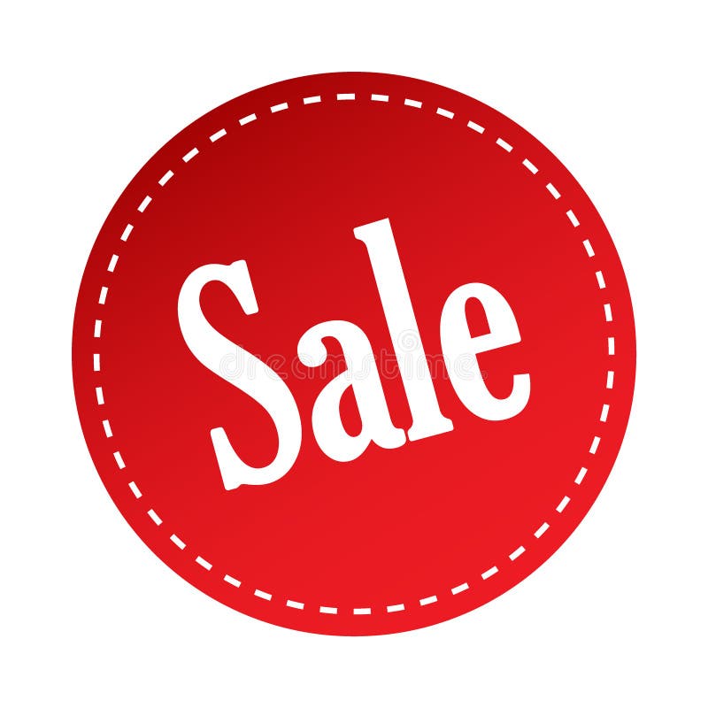 Sale sticker / stamp stock illustration. Illustration of advertising