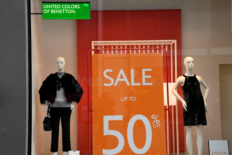 50 Sale at United Colors O Benetton Store in Copenhagen Editorial Image -  Image of denmark, united: 136289875