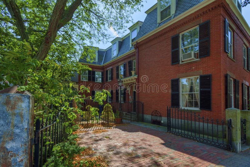Salem Massachusetts Federal Style Architecture royalty free stock photography Salem Massachusetts Federal Style Architecture royalty free stock photography