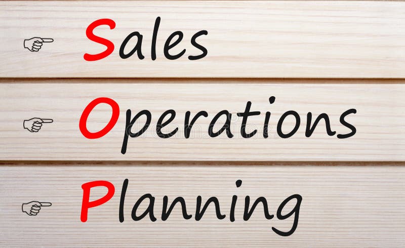 Sales And Operations Planning Acronym Concept Stock Photo Image Of Definition Answer