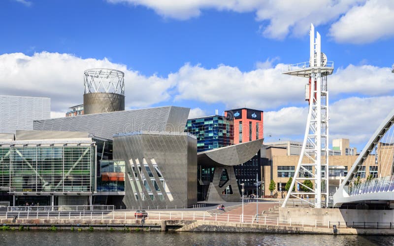 Salford Quays, Machester, Anglia fotografia royalty free Salford Quays, Machester, Anglia fotografia royalty free