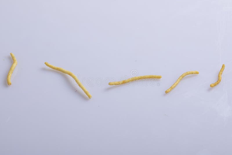 Deliciosos petiscos indianos doces e salgados 'Chanachur' ou Bombay Mix foto de stock