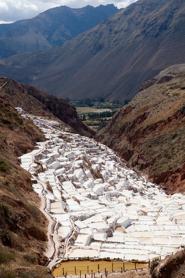 De antiguo sal se hunde sobre el Inca período más cercano,.