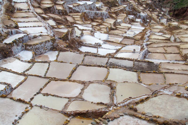 Salinas de Maras ancient salt mines, Cusco, Peru. Altiplano in South America. Maras town in the Sacred Valley of the Incas. Salinas de Maras ancient salt mines, Cusco, Peru. Altiplano in South America. Maras town in the Sacred Valley of the Incas