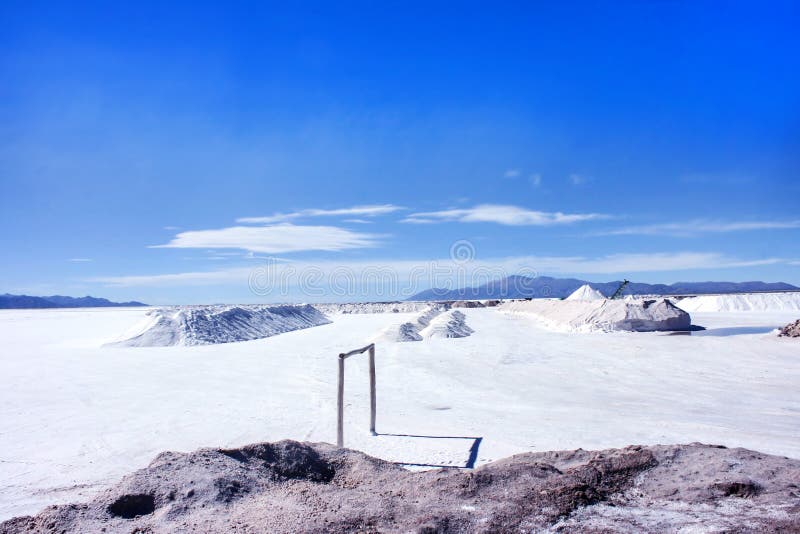 Saline Grandes, in Jujuy, l'Argentina fotografia stock libera da diritti Saline Grandes, in Jujuy, l'Argentina fotografia stock libera da diritti