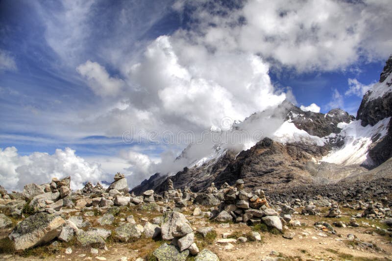 Salkantay berg royaltyfri foto Salkantay berg royaltyfri foto