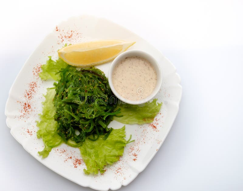 Sallad med alger fotografering för bildbyråer Sallad med alger fotografering för bildbyråer