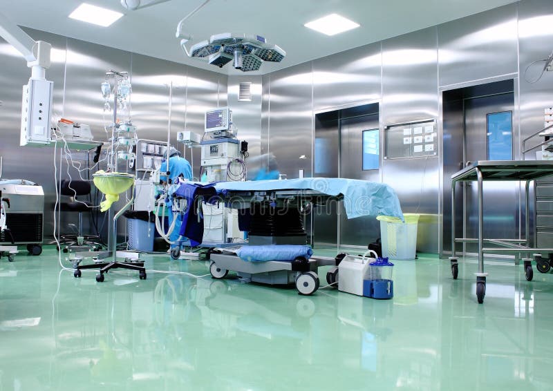 Operating room in a modern hospital. Photo. Operating room in a modern hospital. Photo
