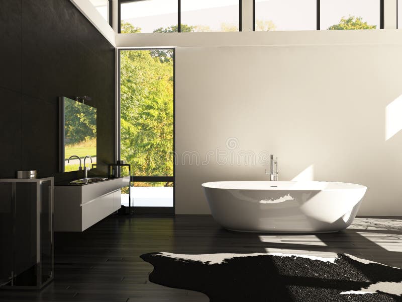 Salle de bains de conception moderne | Architecture intérieure