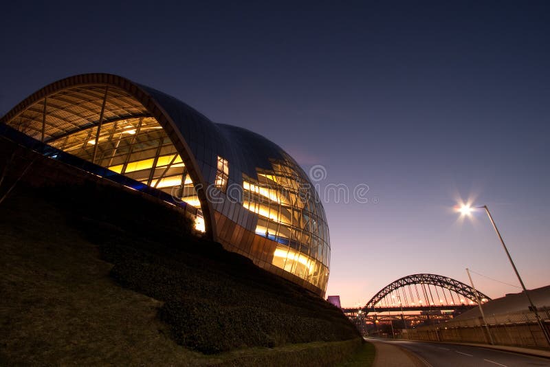 Salle de concert sage et théâtre, Gateshead photo stock Salle de concert sage et théâtre, Gateshead photo stock