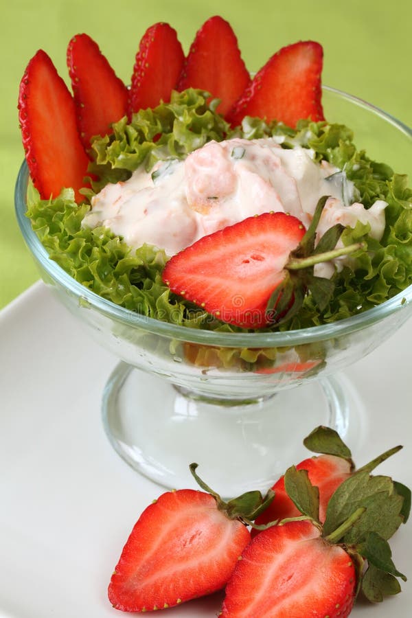 Salmon Cocktail with Kumquat and Tomato Stock Photo Image of