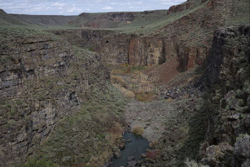 Salmon Falls Creek Canyon stock image. Image of erosion 70000499