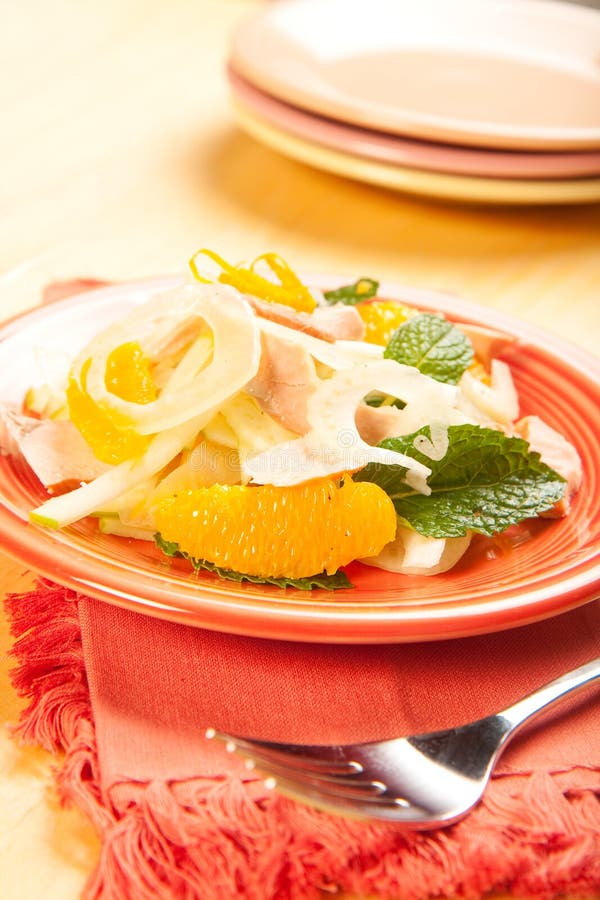 Salmon Fennel and Orange Salad