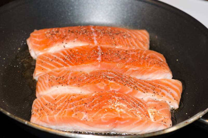 Salmon fillet/tenderloin stock photo. Image of tenderloin 30731376