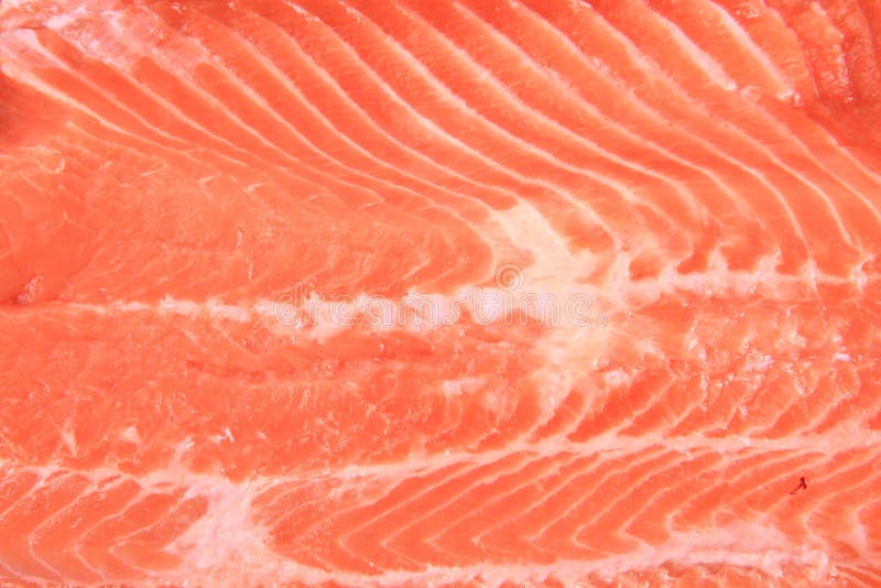 Salmon fish meat texture