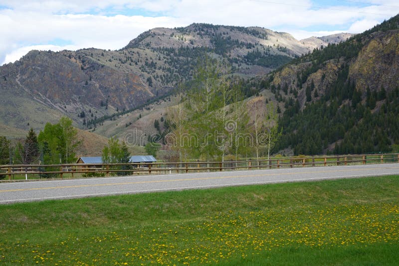Salmon River Canyon - Idaho lizenzfreie stockfotos Salmon River Canyon - Idaho lizenzfreie stockfotos