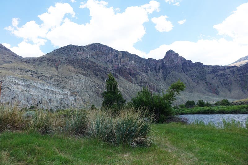 Salmon River Near Challis, Idaho Stock Photo Image of rocky, stream