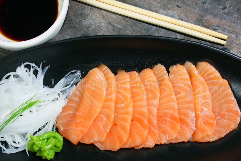 Salmon seshimi