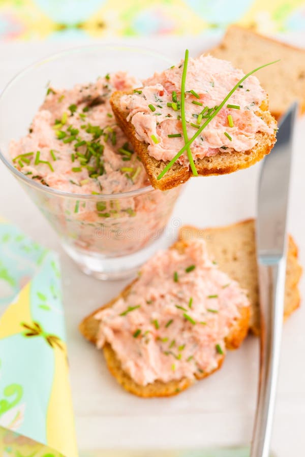 Salmon spread stock photo. Image of fish, delicious, appetizer 29227420